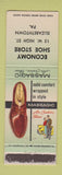 Matchbook Cover - Massagic Shoes Elizabethtown PA WEAR