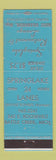 Matchbook Cover - Springlake Restaurant Bowling Battle Creek MI