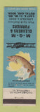 Matchbook Cover - MGM Cleaners Furriers Royal Oak MI