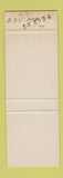 Matchbook Cover - Nickey's Silver Birch Inn Cottages Walloon Lake MI