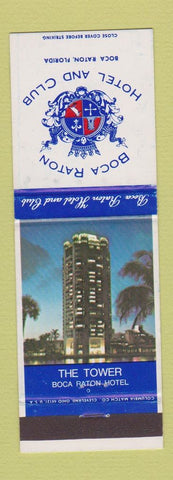 Matchbook Cover - Boca Raton Hotel Club FL WEAR