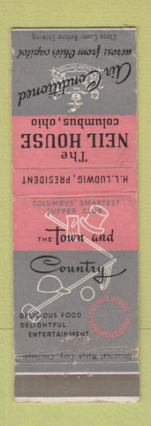Matchbook Cover - Neil House Columbus OH WEAR