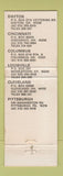 Matchbook Cover - RE Condit Materials Handling Dayton Cincinnati Columbus OH