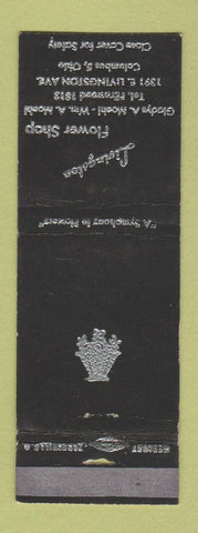 Matchbook Cover - Livingston Flower Shop Columbus OH WEAR