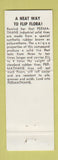 Matchbook Cover - Maine Rubber Products Tires Westbrook ME