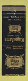Matchbook Cover - Kings Arms Steak House Toluca Lake CA