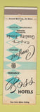 Matchbook Cover - Boss Hotels WEAR