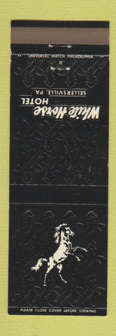 Matchbook Cover - White Horse Hotel Sellersville PA
