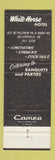 Matchbook Cover - White Horse Hotel Sellersville PA