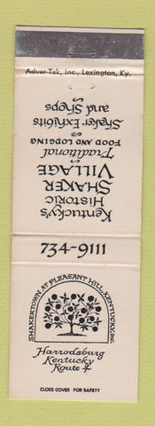 Matchbook Cover - Shaker Village Pleasant Hill KY WEAR