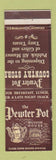 Matchbook Cover - Pewter Pot Muffin House DD Bean