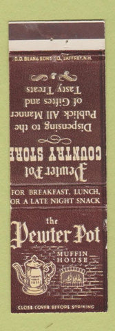 Matchbook Cover - Pewter Pot Muffin House DD Bean