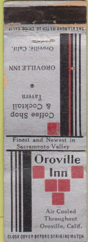 Matchbook Cover - Oroville Inn CA wear