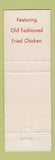 Matchbook Cover - Country School Restaurants Fried Chicken WEAR