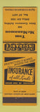 Matchbook Cover - Tom McManamon Insurance