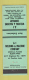 Matchbook Cover - A1 Welding & Machine Company White Lake MI