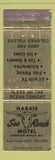 Matchbook Cover - Harris Sea Ranch Motel Hampton Beach NH
