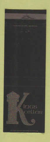 Matchbook Cover - Kings Cellar Hermosa Beach Hollywood Malibu CA WEAR