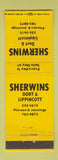 Matchbook Cover - Sherwins Flint MI
