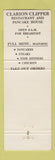 Matchbook Cover - Clarion Clipper Restaurant Clarion PA