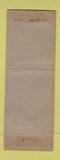 Matchbook Cover - Society Brand Men's Clothes David's Harrisburg PA