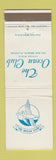 Matchbook Cover - The Ocean Club Delray Beach FL WEAR
