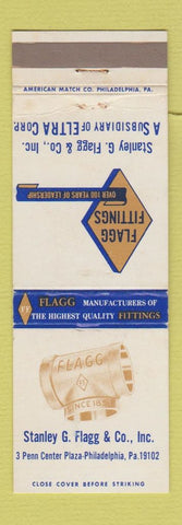Matchbook Cover - Stanley Flagg Fittings Philadelphia PA WEAR