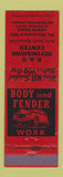 Matchbook Cover - B&O Auto Refinishing Royersford PA