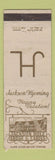 Matchbook Cover - Jackson Hole Lodge Cabins WY WORN