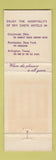 Matchbook Cover - Towne House Motor Inn Rochester NY WEAR