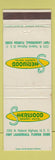 Matchbook Cover - Sherwood Resort Motel Fort Lauderdale FL