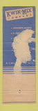 Matchbook Cover - Swik Mix Dandie Mixers Milwaukee WI Lima Peru WORN BACK