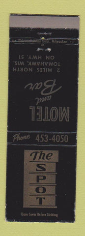 Matchbook Cover - The Spot Motel and Bar Tomahawk WI