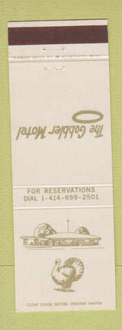 Matchbook Cover - The Gobbler Motel Johnson Creek WI