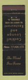 Matchbook Cover - The Motel Inn Towne Stroudsburg PA