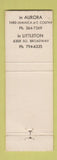 Matchbook Cover - Georgia Boy's Restaurant Aurora Littleton Colorado Colfax