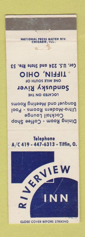 Matchbook Cover - Riverview Inn Tiffin OH