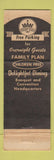Matchbook Cover Sterling Hotels Hazleton Allentown Montrose Wilkes Barre PA WEAR