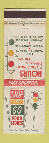 Matchbook Cover - Stop n Go Food Stores WI?