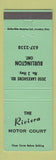 Matchbook Cover - The Riviera Motor Court Burlington ON