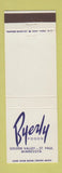 Matchbook Cover - Byerly Foods Golden Valley St Paul MN