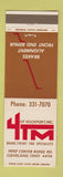 Matchbook Cover - 4TM Rockport Cleveland OH Brake Front End Auto Repair