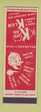 Matchbook Cover - Koo Koo Klub Chicago IL