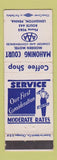 Matchbook Cover - Mahoning Court Motel Lehighton PA WEAR