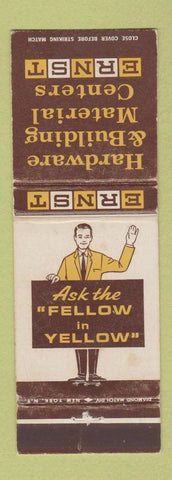 Matchbook Cover - Ernst Hardware WEAR