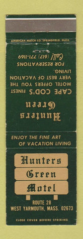 Matchbook Cover - Hunters Green Motel West Yarmouth MA