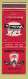 Matchbook Cover - Marmac's Restaurant Downey Lynwood CA RED #2