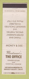 Matchbook Cover - Montanari's The Office Grass Valley CA