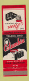 Matchbook Cover - Columbia Conversion Gas Burner Toledo OH