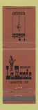 Matchbook Cover - Restaurant LaRonde Carousel Inn Cincinnati OH
